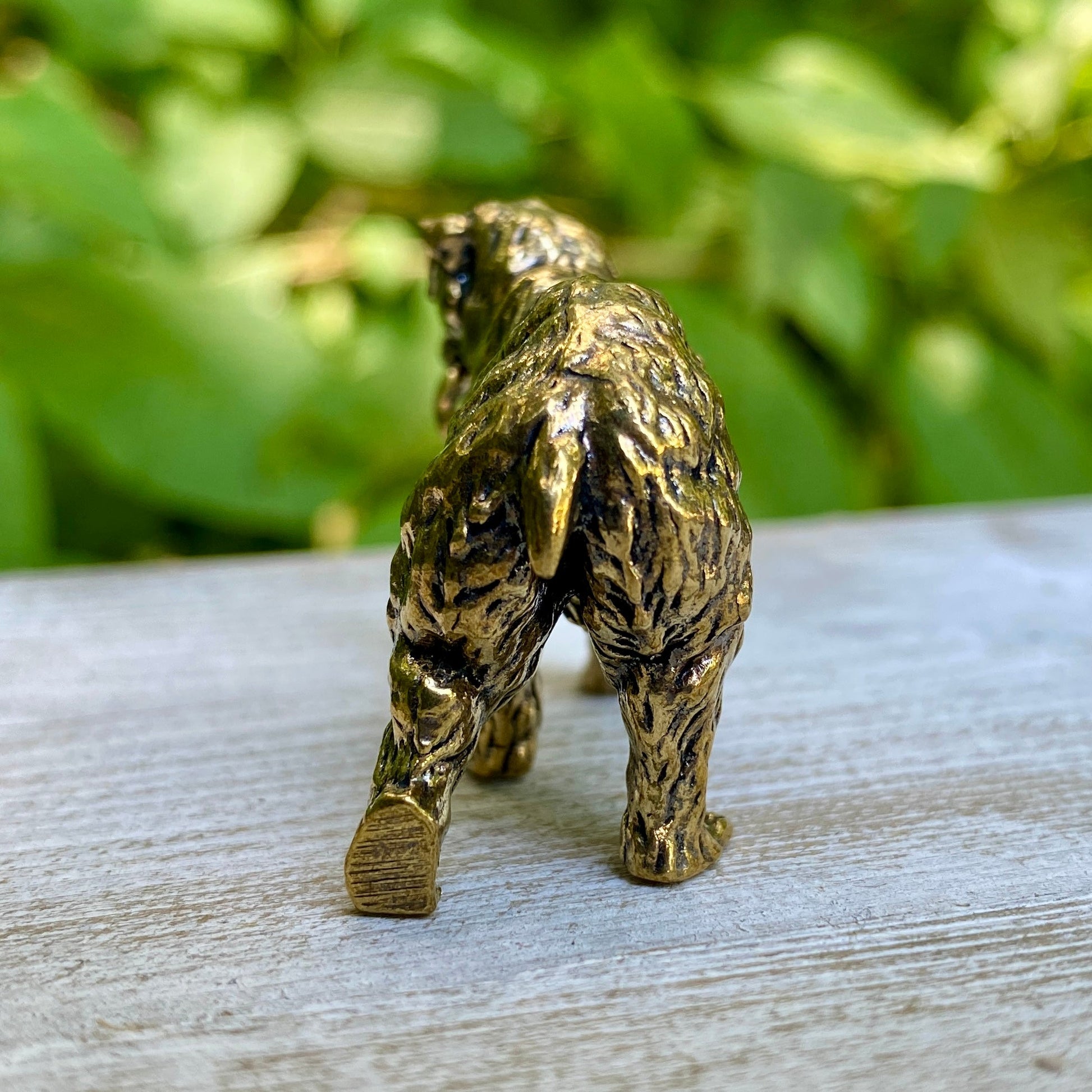 Solid Brass Grizzly Bear - Wild Brass